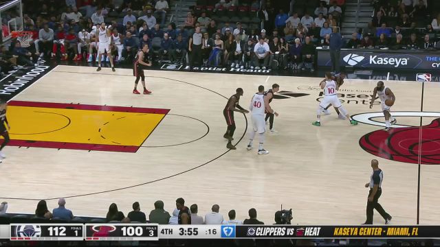 【2025年03月13日 快船vs热火集锦】快船119-104热火 哈登24+8+11率领快船大胜送热火五连败