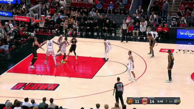 【2025年03月13日 太阳vs火箭集锦】NBA常规赛：太阳vs火箭第1节英文原声回放