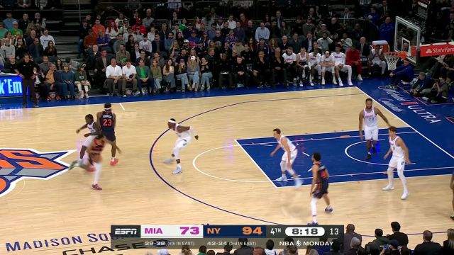 【2025年03月18日 热火vs尼克斯集锦】杀人还要诛心 佩恩外线张弓搭箭三分扩大分差