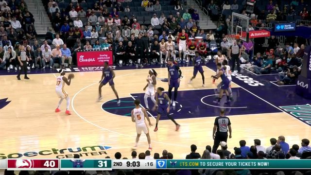 【2025年03月19日 老鹰vs黄蜂集锦】反击速度快如闪电！迪亚巴特快攻接球跳步扣篮轻松惬意