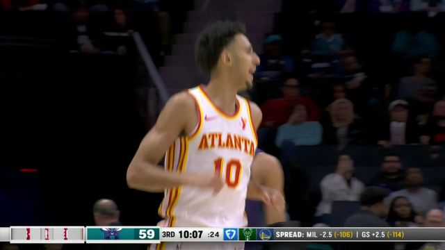 【2025年03月19日 老鹰vs黄蜂集锦】谁还不是个状元郎了！里萨谢左侧45度连续命中三记三分