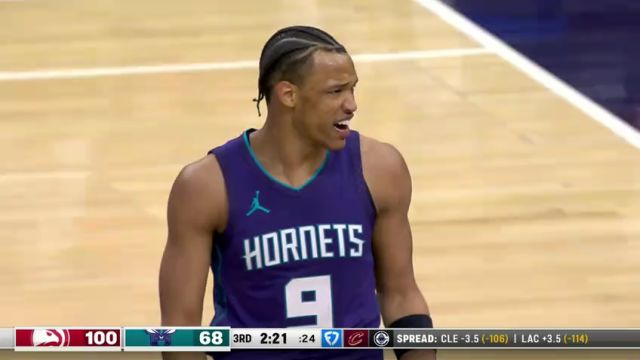 【2025年03月19日】NBA常规赛：老鹰vs黄蜂第3节中文解说录像回放