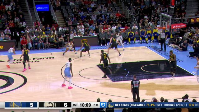 【2025年03月23日 勇士vs老鹰集锦】没有什么能够阻挡！盖耶底线突破双手灌筐