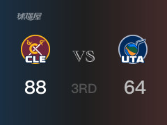 骑士三节领先爵士，菲利波夫斯基得到15分，阿伦得到18分