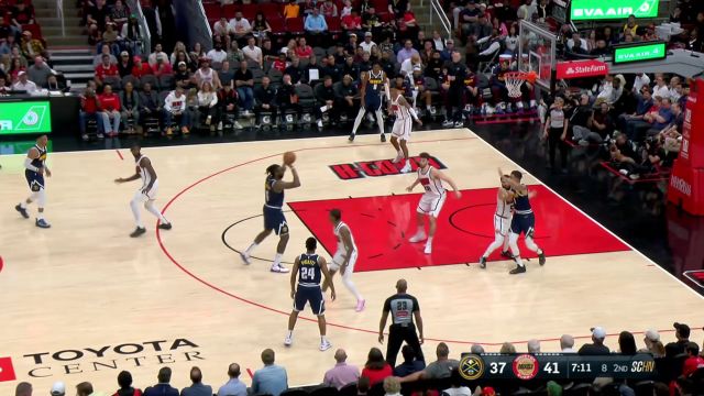 【2025年03月24日 掘金vs火箭集锦】没几乎出手也没关系 小迈克尔-波特化险为夷助飞乔丹