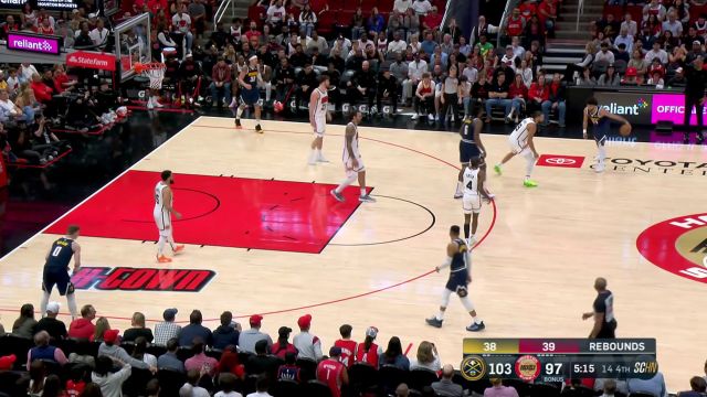 【2025年03月24日 掘金vs火箭集锦】乱战之中彰显英雄本色 贾马尔-穆雷随手一抛还是应声入网