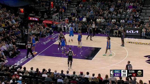 【2025年03月26日】NBA常规赛：雷霆vs国王第2节中文解说录像回放