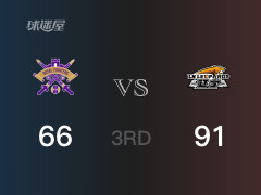 三节战罢，辽宁91-66领先北控，末节再战