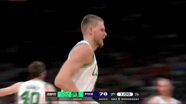 【2025年03月27日】NBA常规赛：凯尔特人vs太阳第3节英文原声录像回放