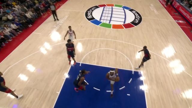 【2025年03月27日 奇才vs76人集锦】格雷姆斯口袋直塞 亚布塞莱挡拆顺下一步登天暴扣虐筐