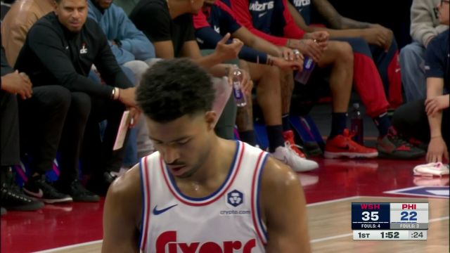 【2025年03月27日 奇才vs76人集锦】格雷姆斯vs奇才集锦 拿下22分效率不高难以带队取胜