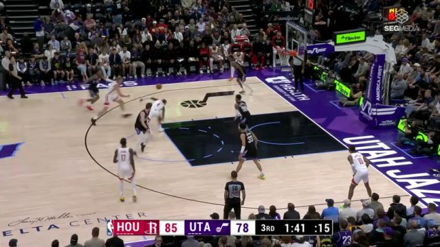 【2025年03月28日】NBA常规赛：火箭vs爵士第3节中文解说录像回放