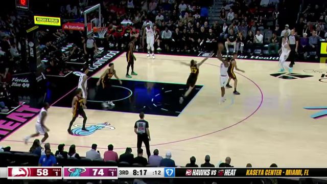 【2025年03月28日 老鹰vs热火集锦】扣篮就得惊天动地 韦尔和奥孔古互送精彩暴扣霸气十足