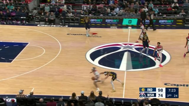 【2025年03月28日 步行者vs奇才集锦】惩罚你的漫不经心 普尔积极上抢反击三分一箭穿心毫不拖泥带水