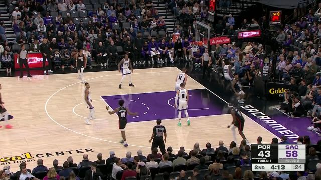 【2025年03月28日 开拓者vs国王集锦】西蒙斯vs国王集锦 里突外投拿下20分5助攻难挽败局