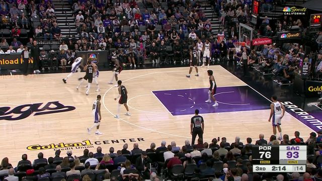 【2025年03月28日 开拓者vs国王集锦】中距离敢放我那就不客气了 德罗赞干拔中距离稳稳命中