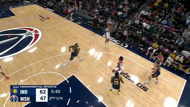 【2025年03月28日 步行者vs奇才集锦】关键时刻拆炸弹 普尔久候多时压哨三分一击命中顽强追分