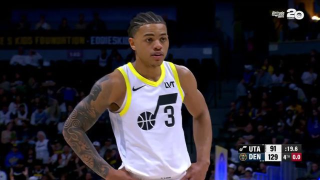 【2025年03月29日 爵士vs掘金集锦】NBA常规赛：爵士vs掘金第4节中文解说回放