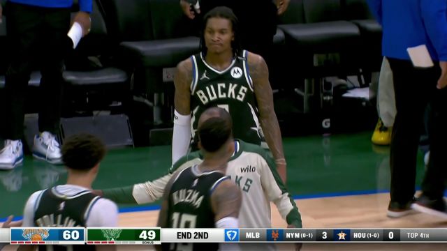 【2025年03月29日 尼克斯vs雄鹿集锦】时间越紧手越稳！罗林斯展现大心脏压哨三分夺魂摄魄