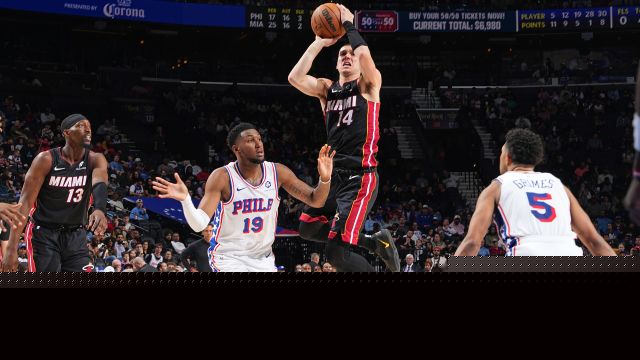 【2025年03月30日 热火vs76人集锦】热火118-95费城 希罗狂砍30+7费城惨遭7连败彻底无缘附加赛