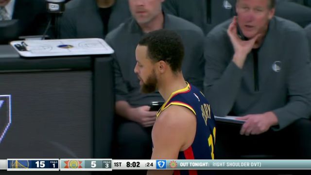 【2025年03月31日】NBA常规赛：勇士vs马刺第1节中文解说录像回放