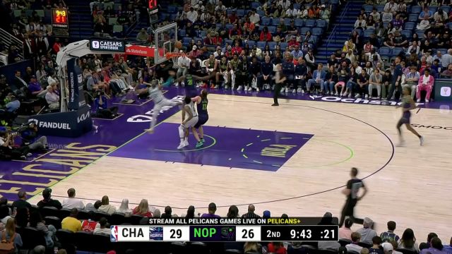 【2025年03月31日 黄蜂vs鹈鹕集锦】眼里只有篮筐！奥科吉抢断反击上篮不中布里奇斯补篮得手