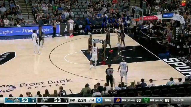 【2025年04月02日】NBA常规赛：魔术vs马刺第2节中文解说录像回放