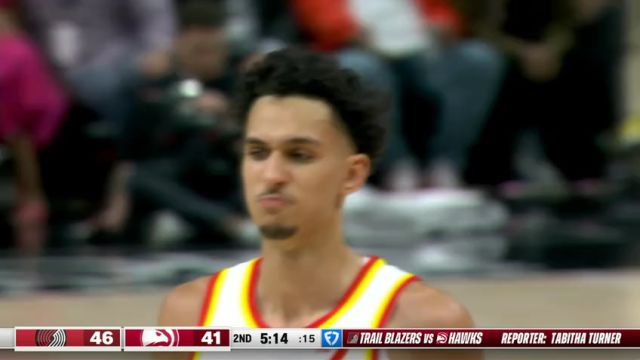 【2025年04月02日】NBA常规赛：开拓者vs老鹰第2节中文解说录像回放