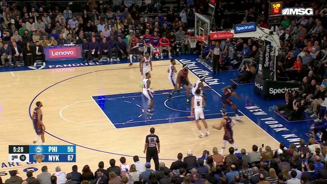 【2025年04月02日 76人vs尼克斯集锦】想得分先过我这一关 博纳遮天大火锅拒绝阿奴诺比