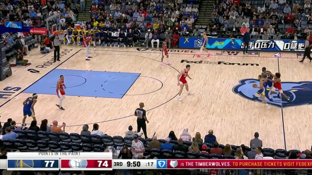 【2025年04月02日 勇士vs灰熊集锦】库里回头望月妙传格林 扎克-伊迪迅速转身送上迎面大帽