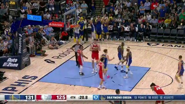 【2025年04月02日】勇士vs灰熊第4节英文原声录像回放