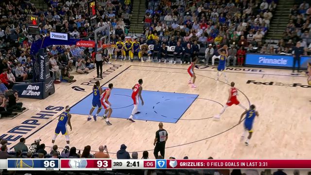 【2025年04月02日 勇士vs灰熊集锦】眼皮底下不容造次！3J紧紧盯防巴掌大帽怒扇桑托斯