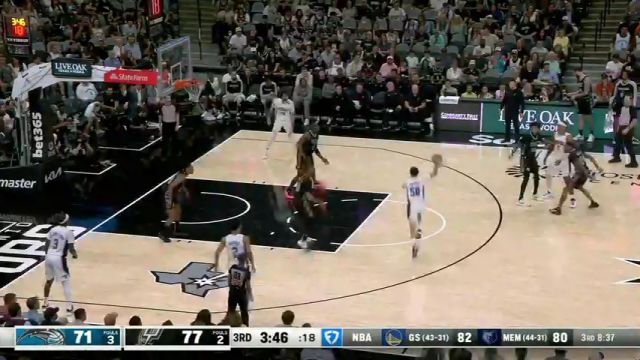 【2025年04月02日】NBA常规赛：魔术vs马刺第3节中文解说录像回放