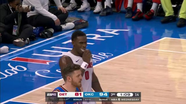 【2025年04月03日】活塞vs雷霆第3节中文解说录像回放