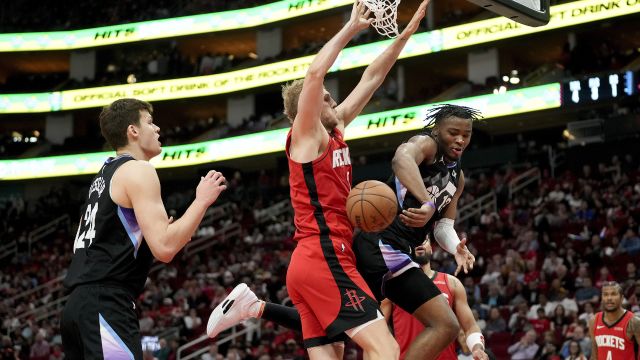 【2025年04月03日 爵士vs火箭集锦】爵士vs火箭精彩集锦 火箭7人上双兵不血刃送爵士7连败