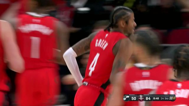 【2025年04月03日 爵士vs火箭集锦】爵士105-143火箭 火箭7人上双兵不血刃大胜爵士