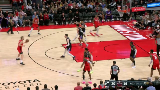 【2025年04月03日 爵士vs火箭集锦】春暖花开何来风雪？杰伦·格林一人扛过球队进攻 里突外投5分入账