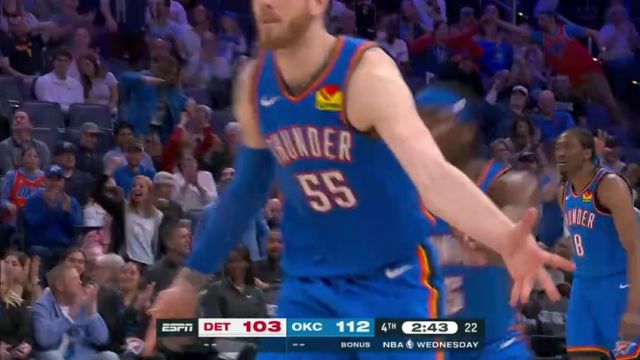 【2025年04月03日】活塞vs雷霆第4节中文解说录像回放