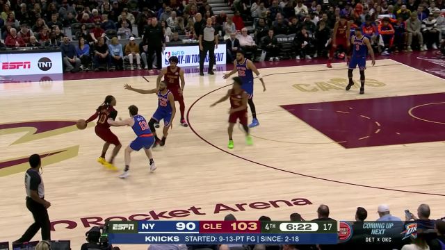 【2025年04月03日 尼克斯vs骑士集锦】艾伦vs尼克斯集锦 全场21+8攻防俱佳助球队取胜