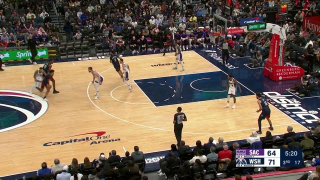 【2025年04月03日 国王vs奇才集锦】打的就是精锐！普尔强突篮下无视双人包夹抛投收下2分