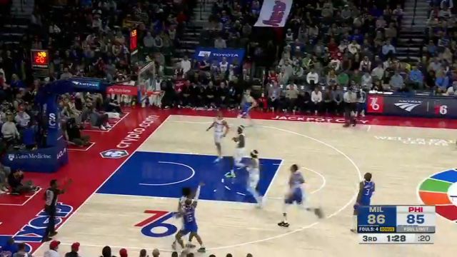 【2025年04月04日】NBA常规赛：雄鹿vs76人第3节中文解说录像回放