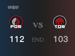 开拓者vs猛龙战况：夏普36分巴雷特18分 开拓者力克猛龙