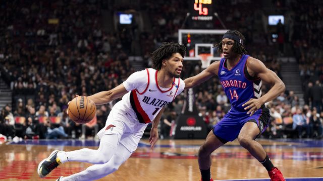 【2025年04月04日 开拓者vs猛龙集锦】开拓者112-103猛龙 开拓者火力全开3人得分上20手感火热战胜猛龙