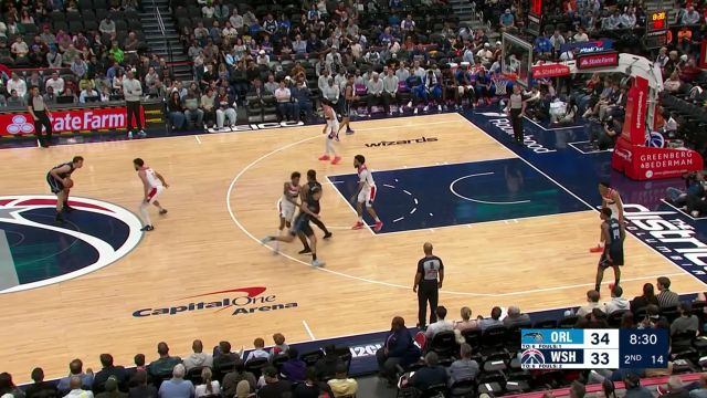 【2025年04月04日 魔术vs奇才集锦】瓦格纳突破两步不看人传球 布莱克心领神会完成终结