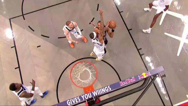 【2025年04月04日 森林狼vs篮网集锦】千里奔袭守护禁区 迪文琴佐斜刺里杀出大帽埃蒂安