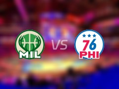 NBA常规赛：雄鹿vs76人录像回放(2025年04月04日)