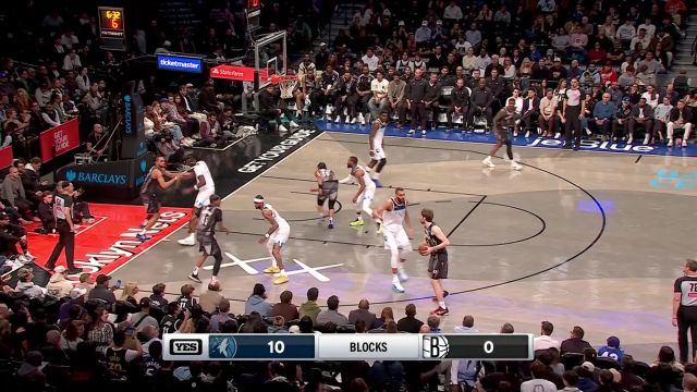 【2025年04月04日 森林狼vs篮网集锦】年轻就是身体好 爱德华兹一骑绝尘快攻双手灌筐