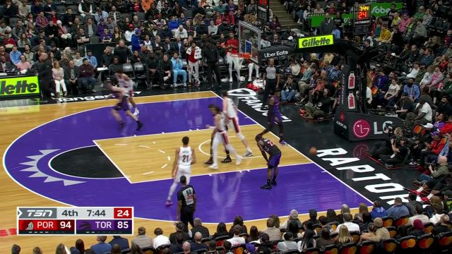 【2025年04月04日 开拓者vs猛龙集锦】空配连线美如画！班顿空接妙传助攻克林根双手暴扣