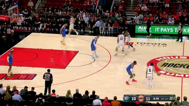 【2025年04月05日】NBA常规赛：雷霆vs火箭第1节中文解说录像回放