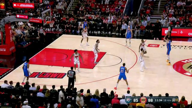 【2025年04月05日 雷霆vs火箭集锦】多点开花的前兆？阿龙-维金斯霍姆格伦连中三分